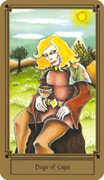 Page of Cups Tarot card in Fantastical Tarot Tarot deck