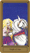 Knight of Cups Tarot card in Fantastical Tarot deck