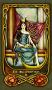 The High Priestess Tarot card in Fenestra deck