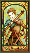 Seven of Wands Tarot card in Fenestra deck