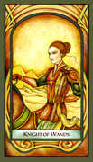 Knight of Wands Tarot card in Fenestra deck