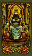 The Emperor Tarot card in Fenestra deck