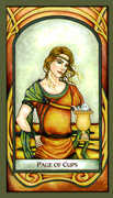 Page of Cups Tarot card in Fenestra Tarot deck