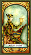 Knight of Cups Tarot card in Fenestra Tarot deck