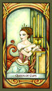 Queen of Cups Tarot card in Fenestra Tarot deck