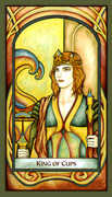 King of Cups Tarot card in Fenestra deck