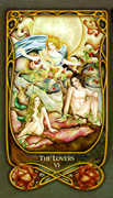 The Lovers Tarot card in Fenestra deck