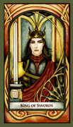 King of Swords Tarot card in Fenestra deck