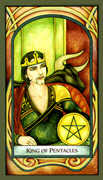 King of Pentacles Tarot card in Fenestra deck