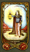 The Hermit Tarot card in Fenestra deck