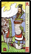 King of Swords Tarot card in Feng Shui deck