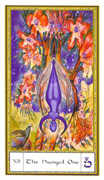 The Hanged Man Tarot card in Gendron deck