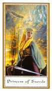 Page of Swords Tarot card in Gendron Tarot deck