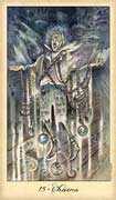 The Devil Tarot card in Ghosts & Spirits Tarot deck