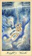 Knight of Wands Tarot card in Ghosts & Spirits deck