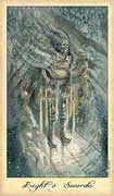 Eight of Swords Tarot card in Ghosts & Spirits deck