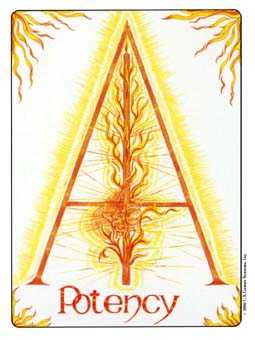 Ace of Wands Tarot card in Gill Tarot deck