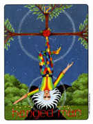 The Hanged Man Tarot card in Gill Tarot deck