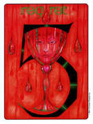 Five of Cups Tarot card in Gill deck