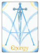 Ace of Swords Tarot card in Gill Tarot deck