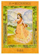 The Fool Tarot card in Goddess deck