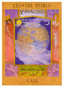 The World Tarot card in Goddess deck