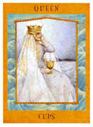 Queen of Cups Tarot card in Goddess Tarot deck