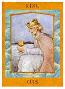 King of Cups Tarot card in Goddess deck