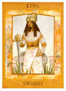 King of Swords Tarot card in Goddess Tarot deck