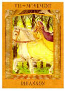 The Chariot Tarot card in Goddess deck