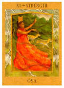 Strength Tarot card in Goddess Tarot deck