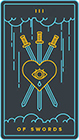 golden-thread - Three of Swords