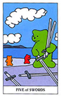 gummybear - Five of Swords
