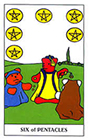 gummybear - Six of Coins