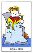 King of Cups Tarot card in Gummy Bear Tarot deck
