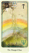 The Hanged Man Tarot card in Haindl Tarot deck