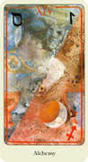 Alchemy Tarot card in Haindl Tarot deck
