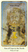 Son of Cups Tarot card in Haindl deck