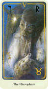 The Hierophant Tarot card in Haindl Tarot deck