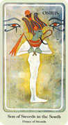 Son of Swords Tarot card in Haindl deck