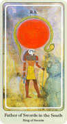 Father of Swords Tarot card in Haindl deck