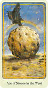 Ace of Coins Tarot card in Haindl deck
