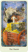 The Chariot Tarot card in Haindl deck