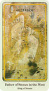 Father of Coins Tarot card in Haindl deck