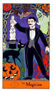 The Magician Tarot card in Halloween deck