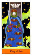 King of Bats Tarot card in Halloween Tarot deck