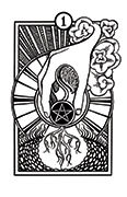 Ace of Pentacles Tarot card in Heart & Hands deck