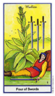 herbal - Four of Swords