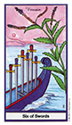 herbal - Six of Swords