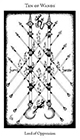 hermetic - Ten of Wands